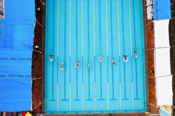 swimming race competition pool